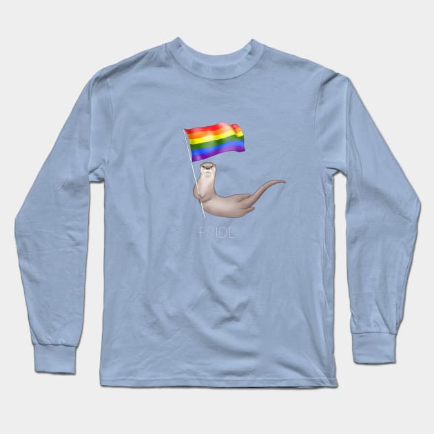 Pride Otter 6 Long Sleeve T-Shirt by OtterFamily